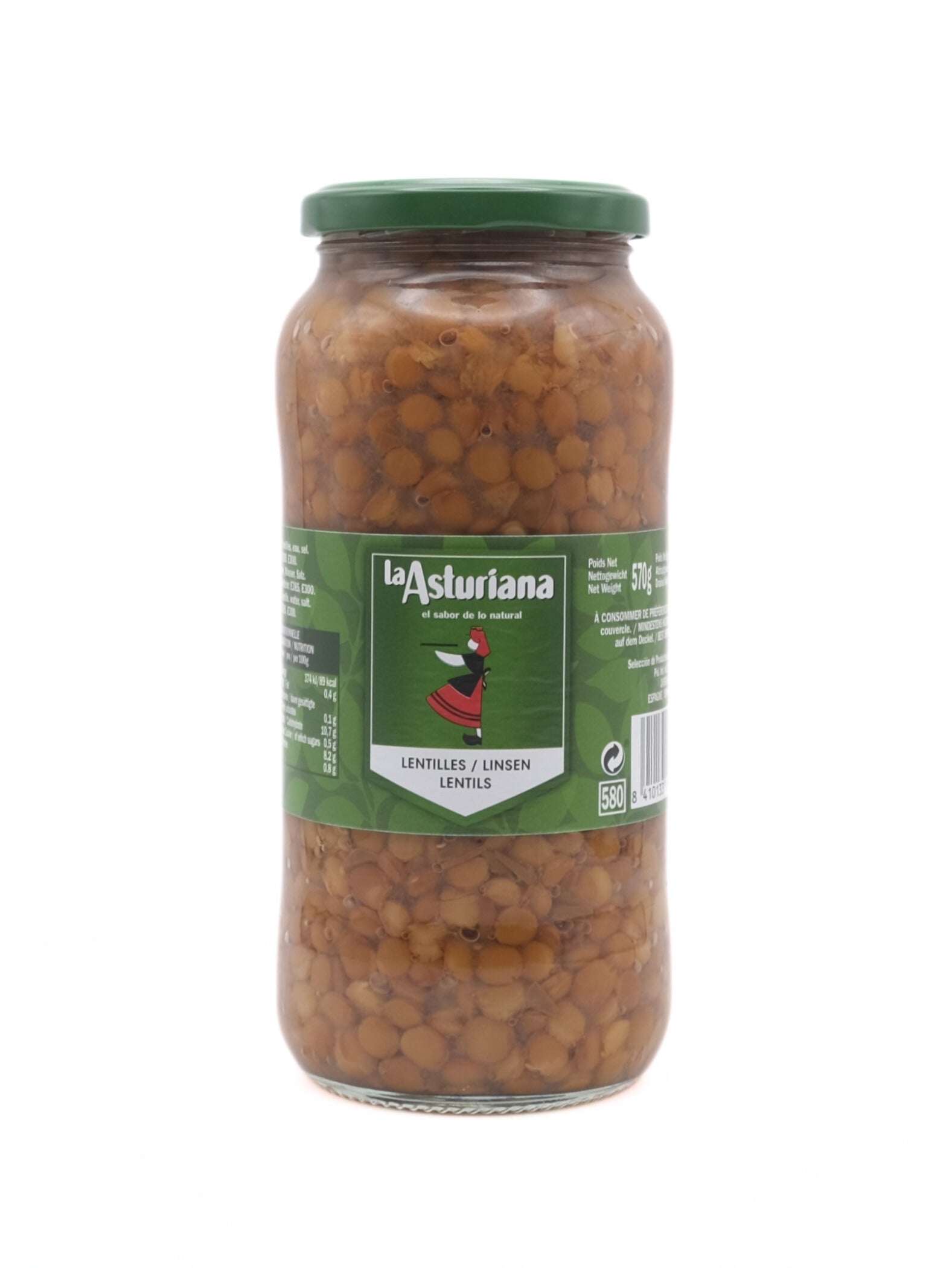 Gekochte Linsen La Asturiana 570g