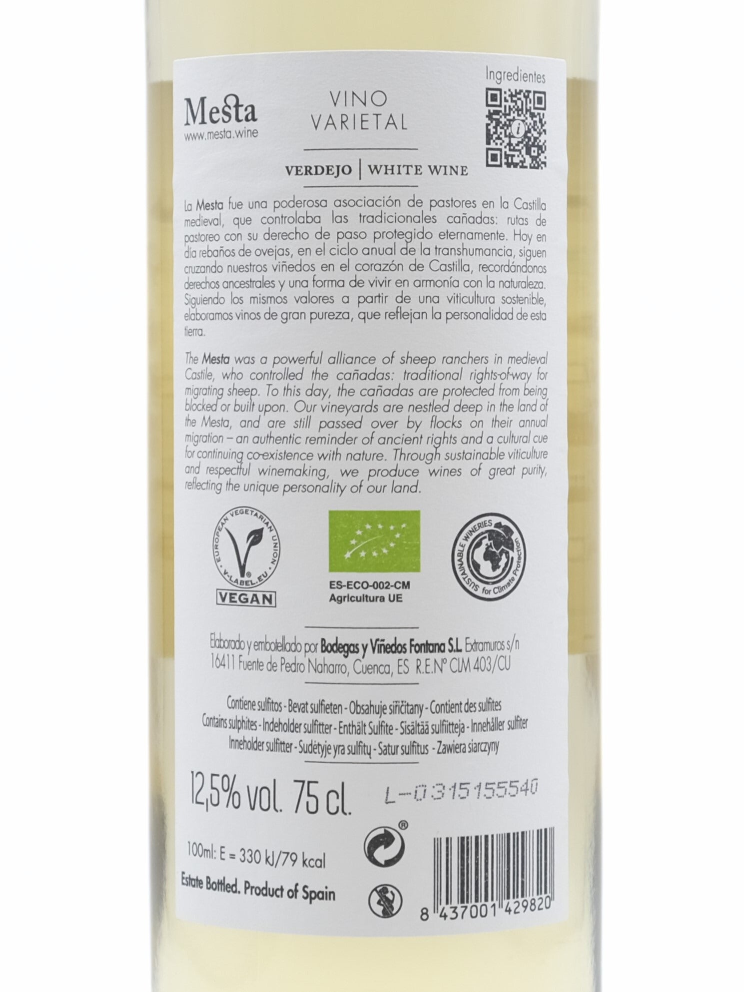 Mesta Bio Weißwein 2024 0,75 L