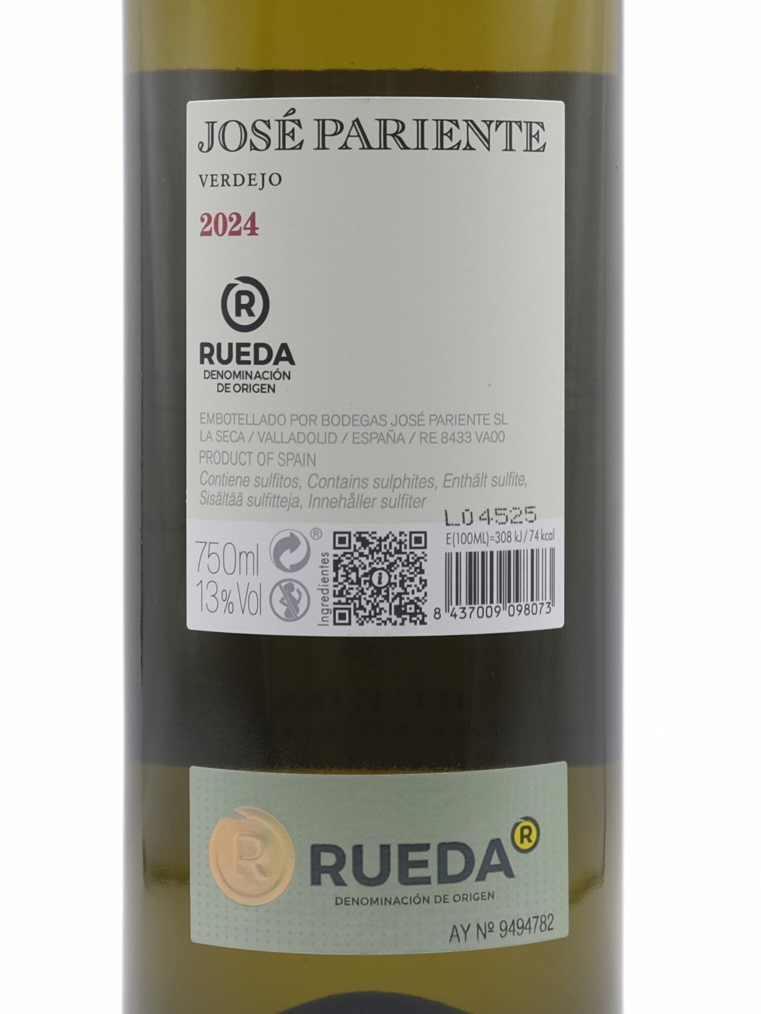 José Pariente Verdejo 2024 0,75 L