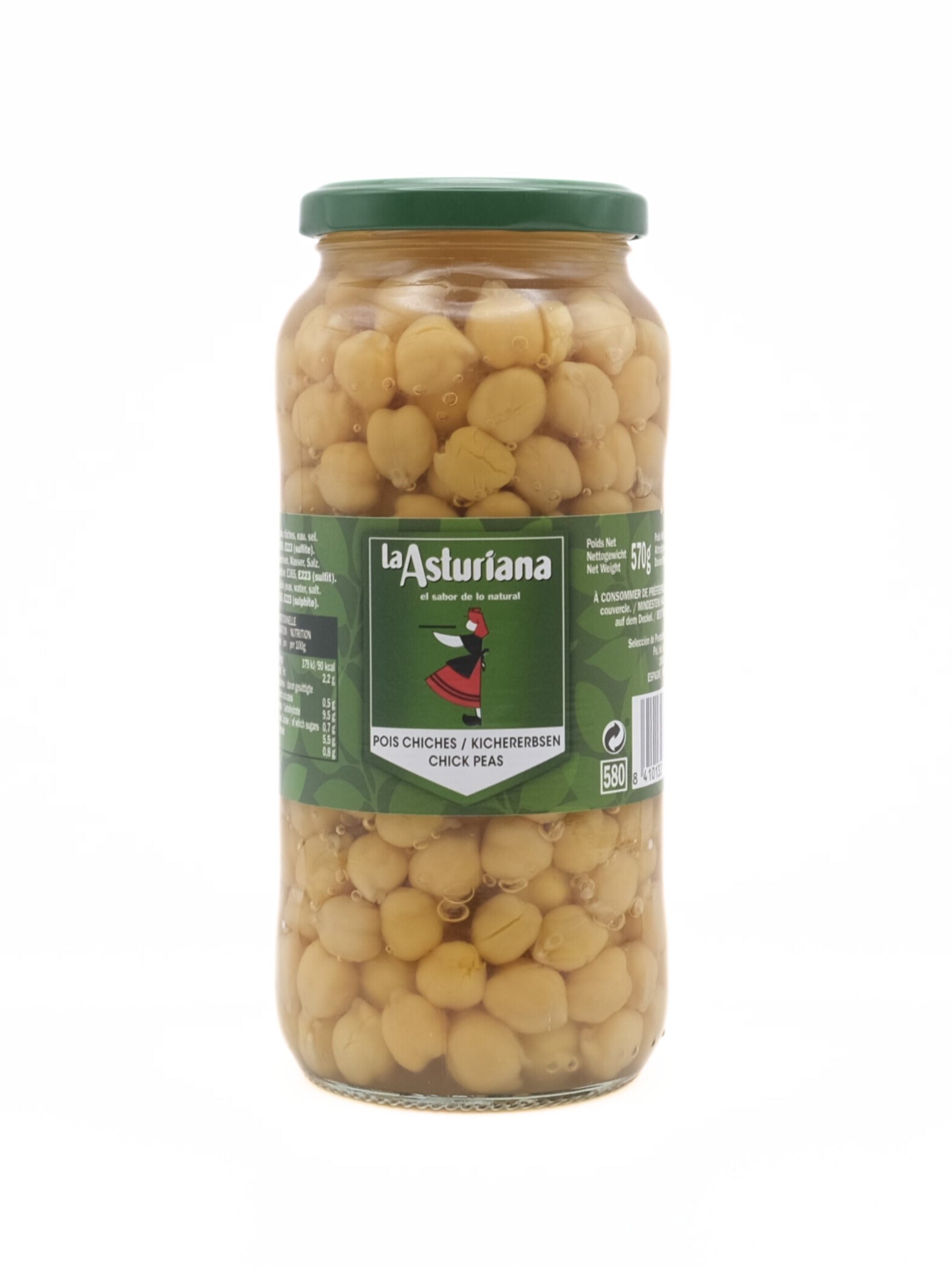 Kichererbsen La Asturiana 570g