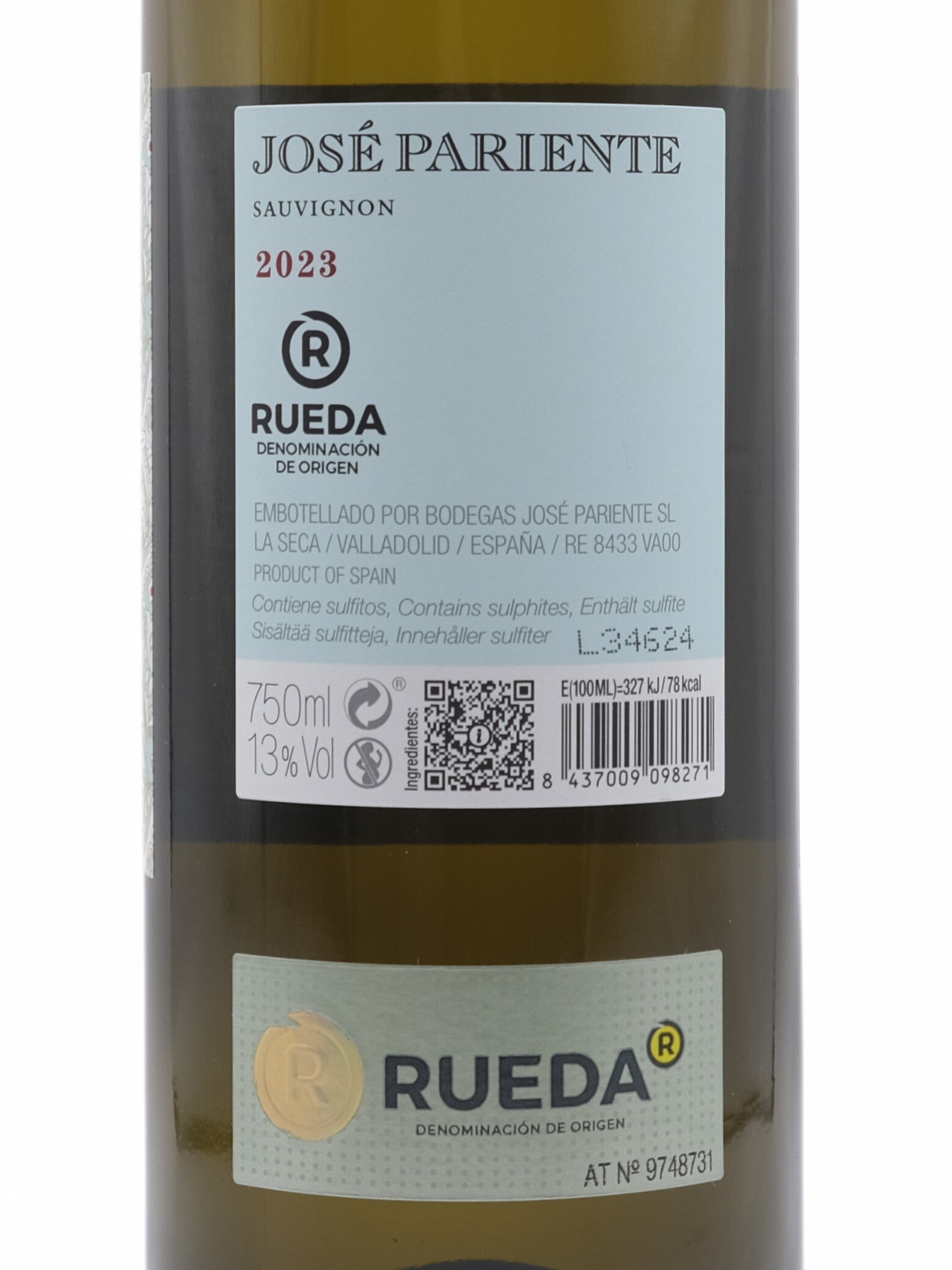 José Pariente Sauvignon Blanc 2023 0,75 L