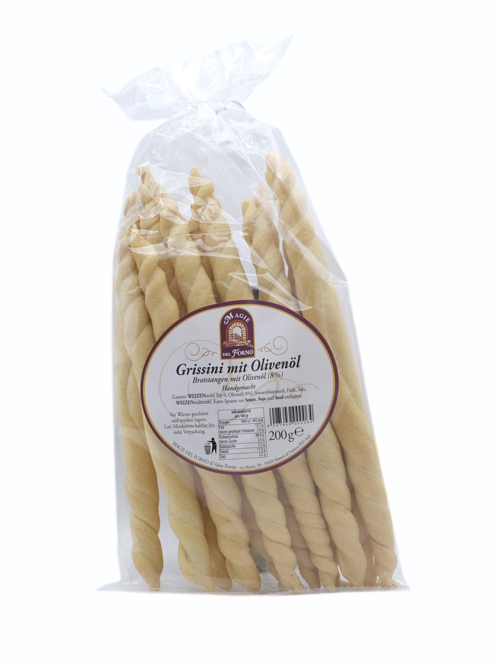 Grissini mit Olivenöl Magie del Forno 200g