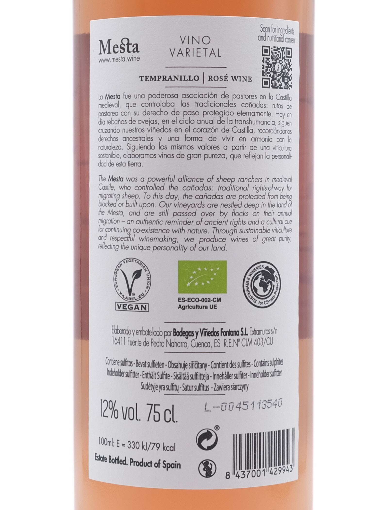 Mesta Bio Roséwein 2024 0,75 L