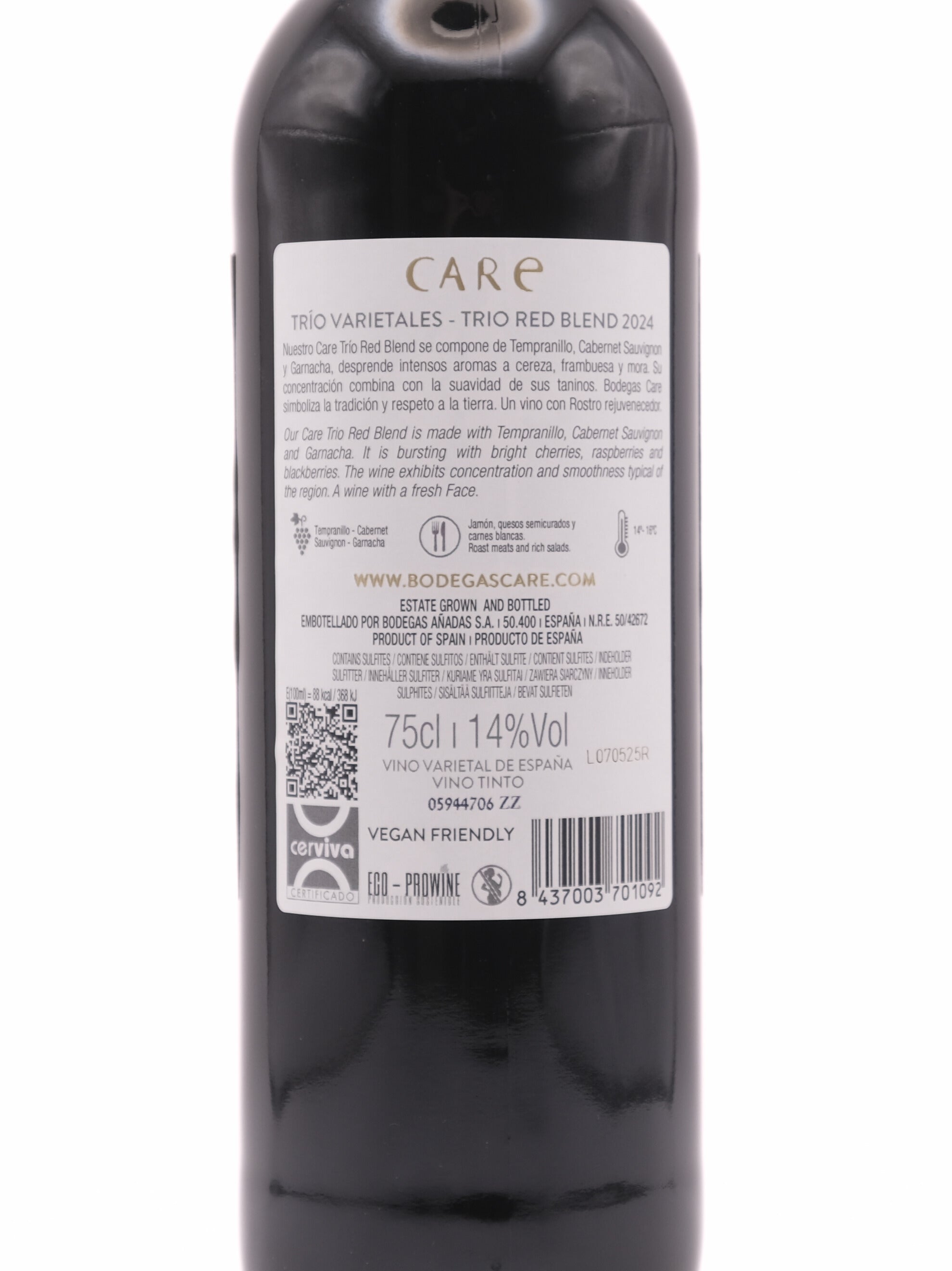 Care Trio Red Blend 0,75L