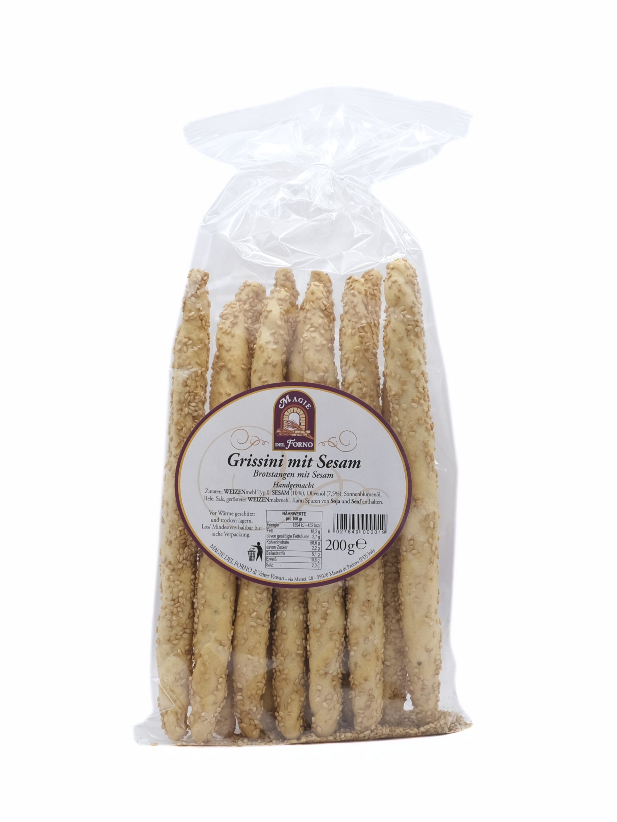 Grissini mit Sesam Magie del Forno 200g