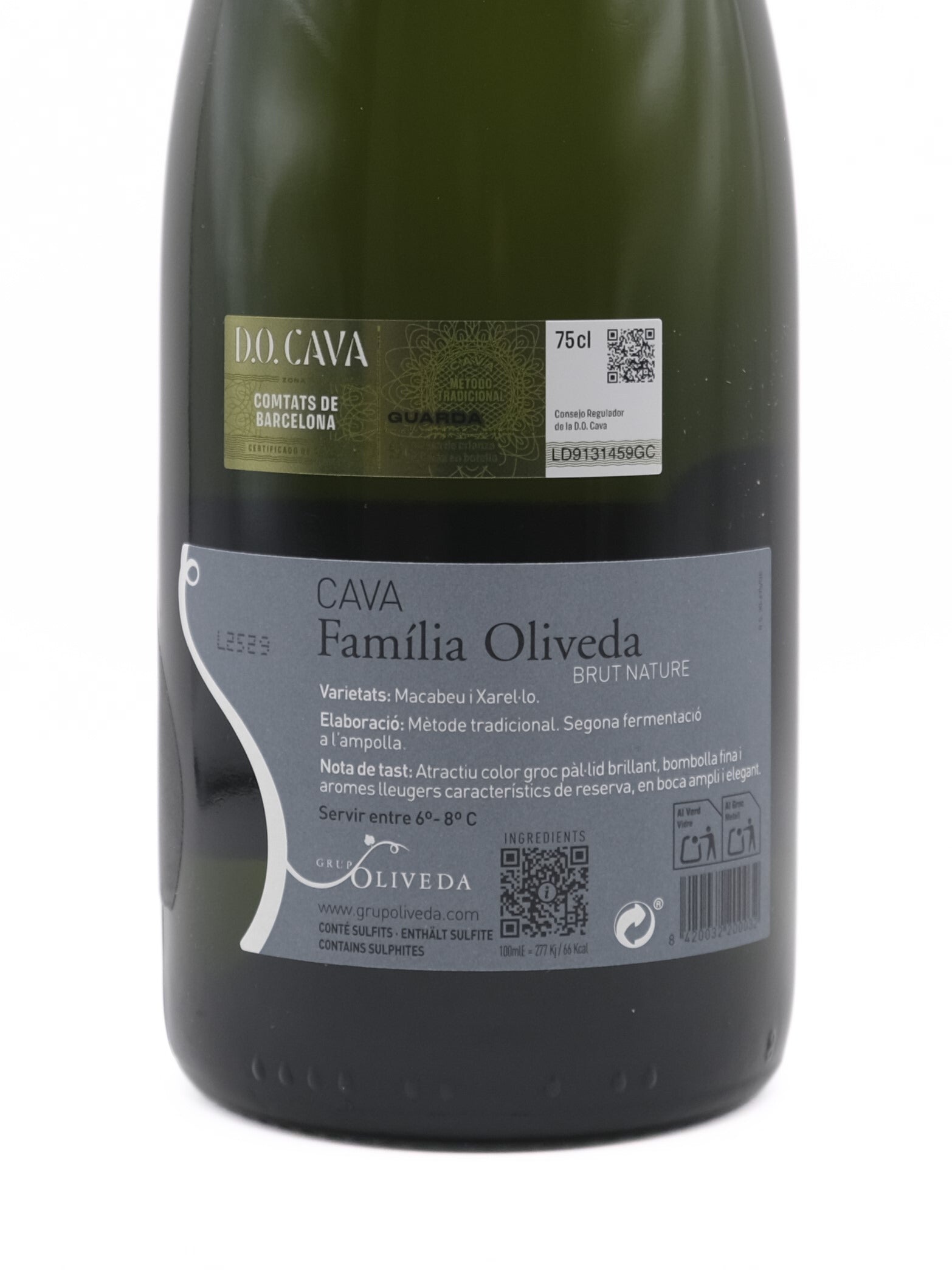 Cava Família Oliveda Brut Nature 0,75L