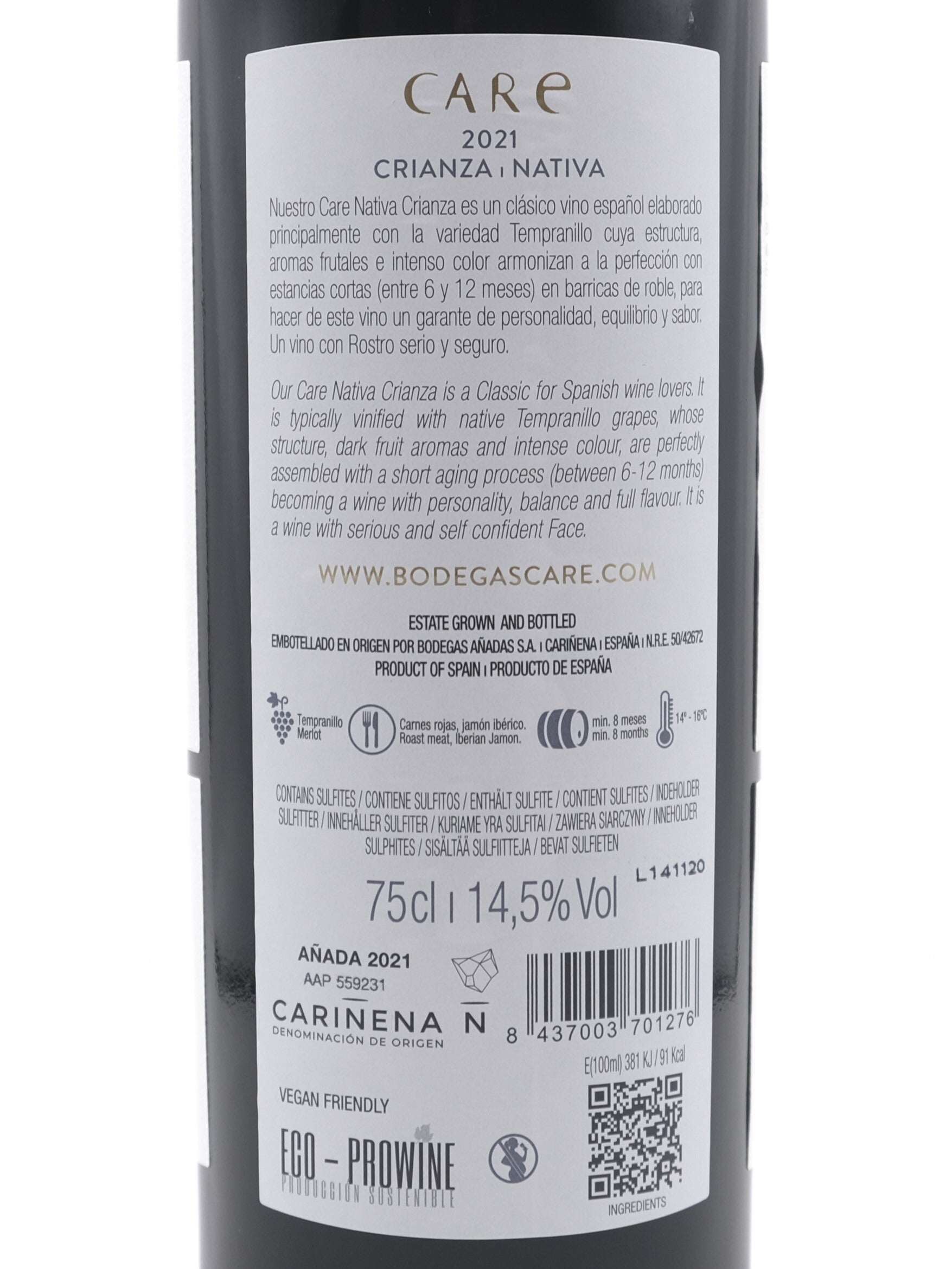 Care Crianza 2021 0,75L