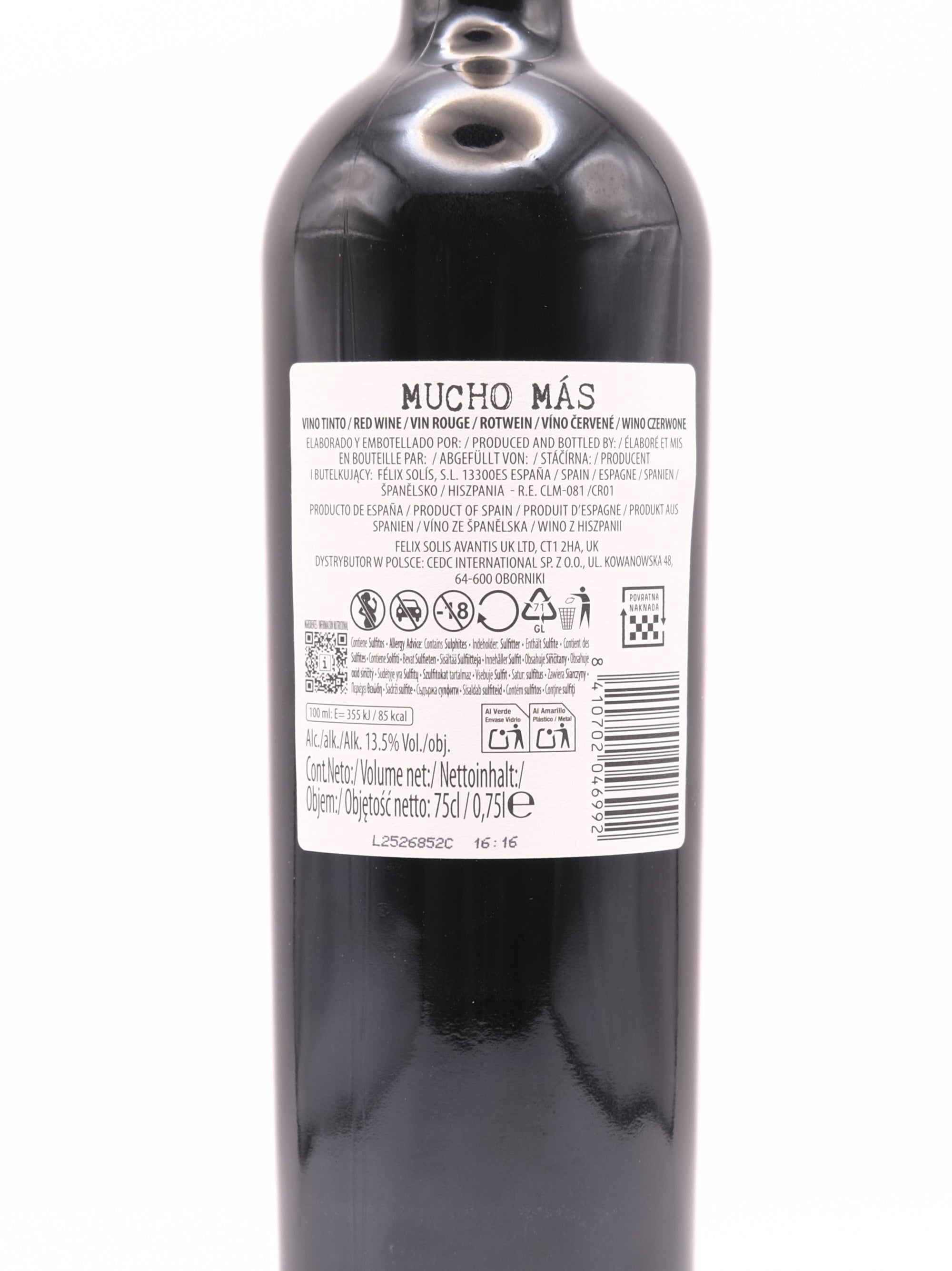 Mucho Más Rotwein 750 ml | finolivo