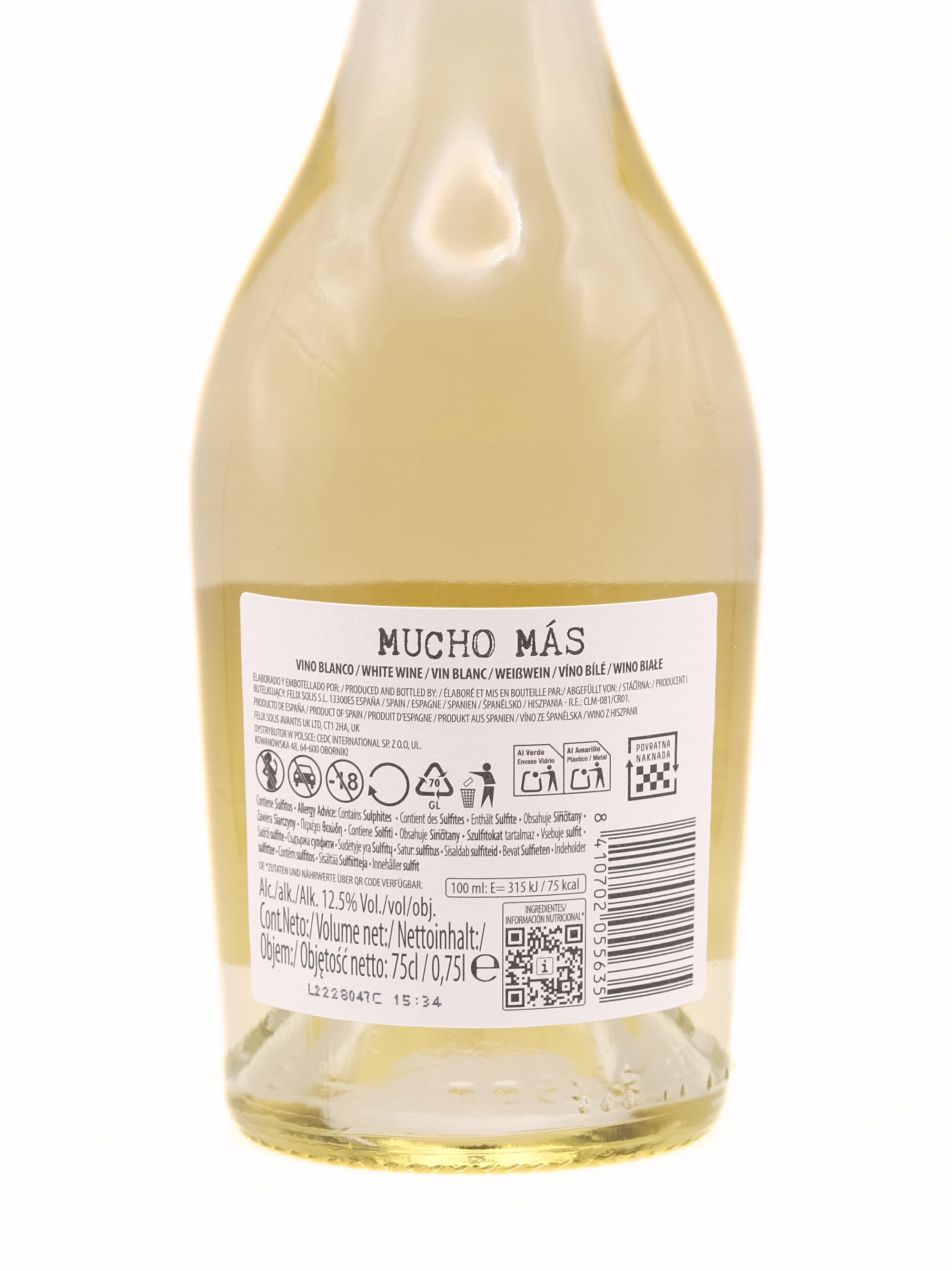 Mucho Más Weißwein 750 ml | finolivo