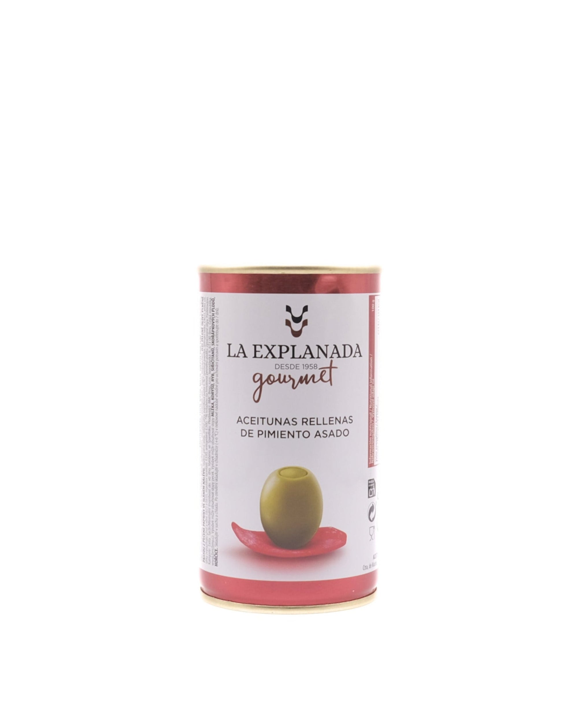 Gefüllte Oliven mit Paprika 350 g | La Explanada | finolivo