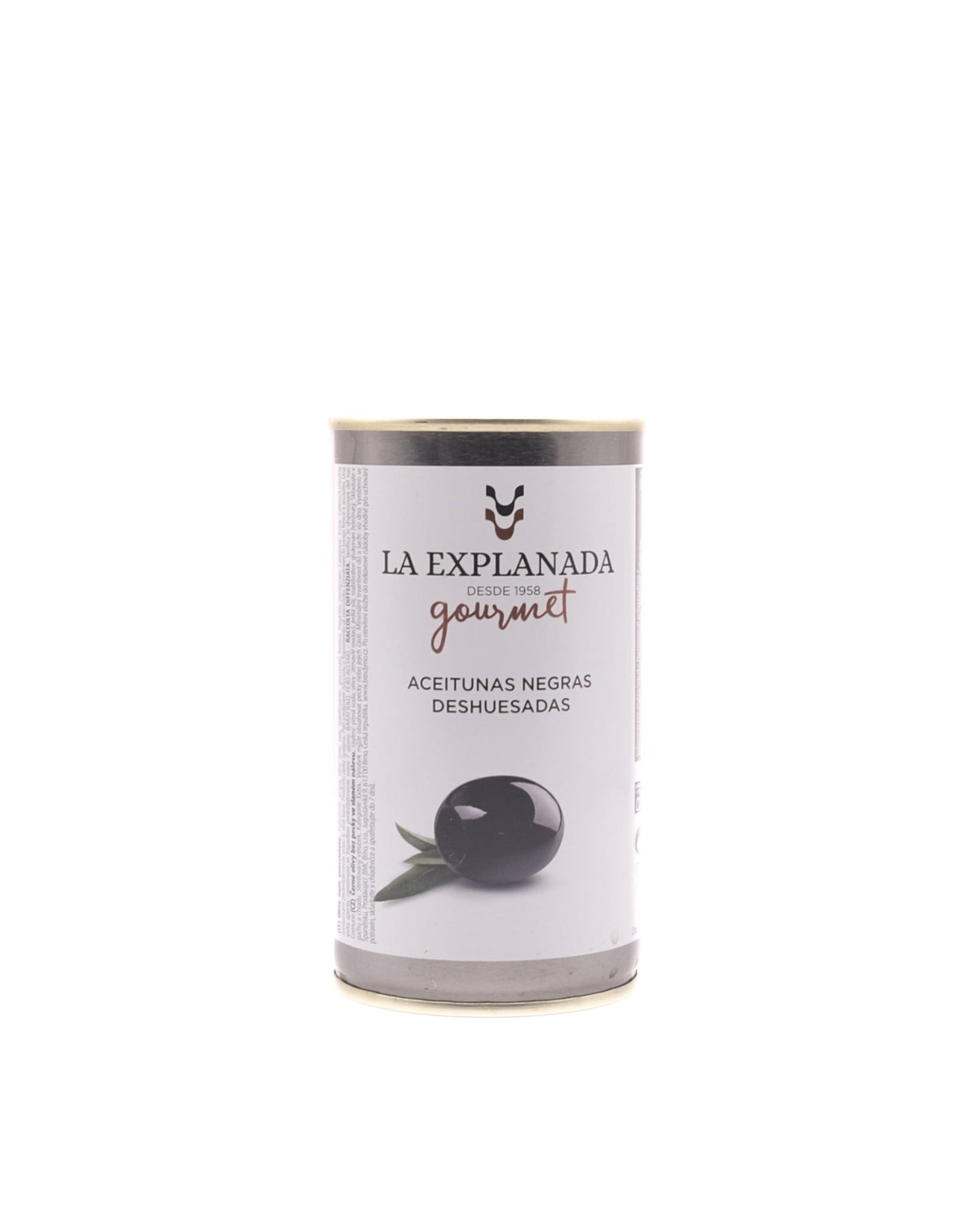 Schwarze Oliven ohne Stein 350 g | La Explanada | finolivo