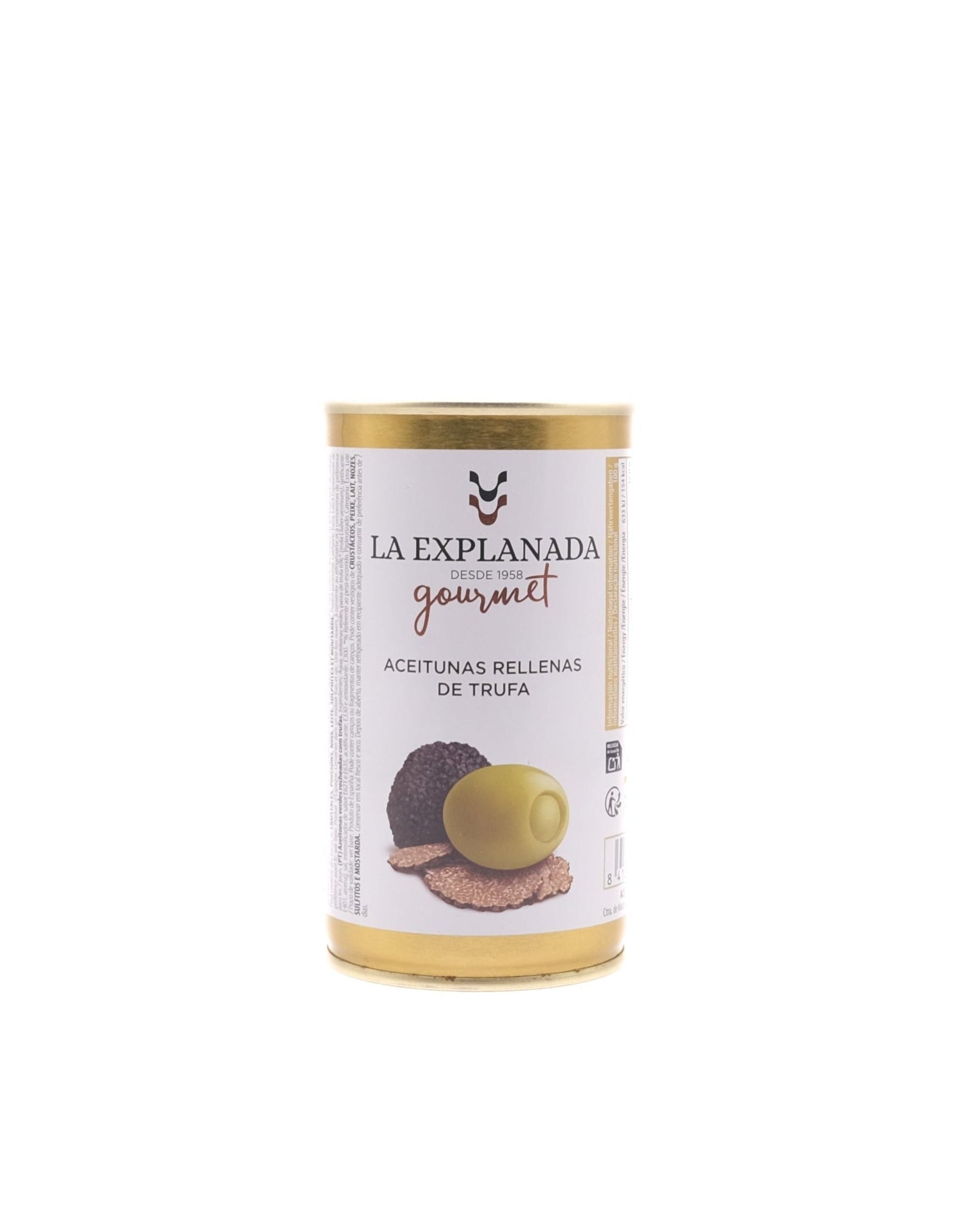 Gefüllte Oliven mit Trüffel 350 g | La Explanada | finolivo